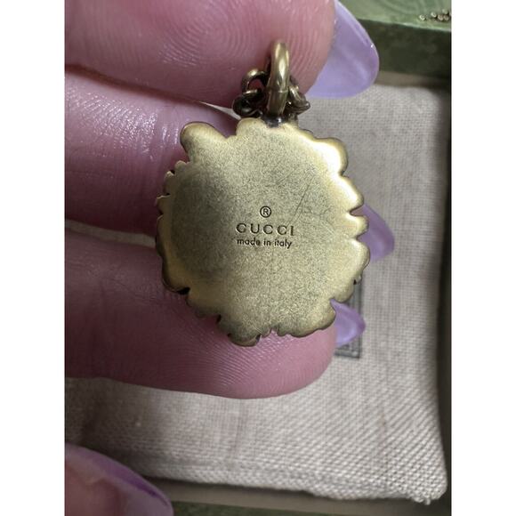 Authentic Gucci Lion Head Motif Brass necklace - Picture 5 of 6